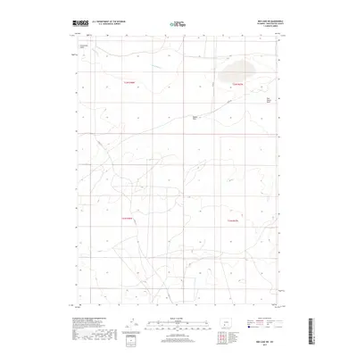 2017 Map of Red Lake SW, 2017 Print