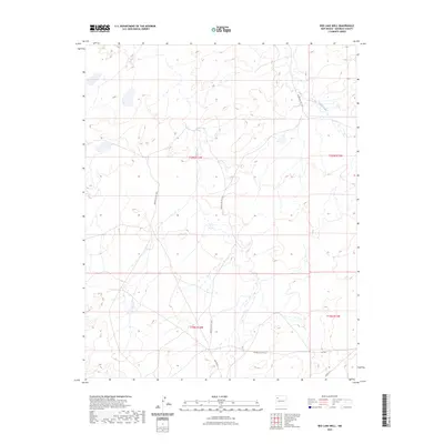 2023 Map of Red Lake Well, 2023 Print