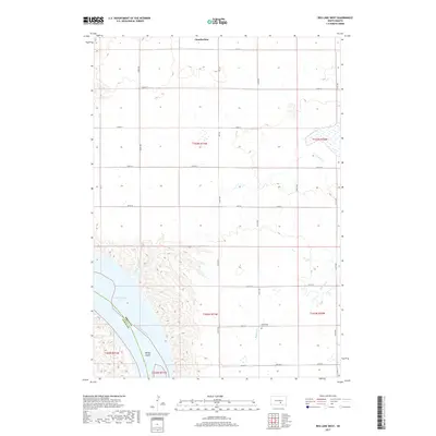 2017 Map of Red Lake West, 2017 Print