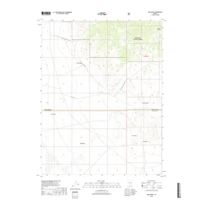 2018 Map of Red Ledges, 2018 Print