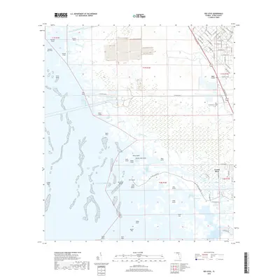 2018 Map of Red Level, 2018 Print