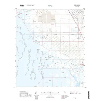 2021 Map of Red Level, 2021 Print
