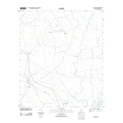 2011 Map of Red Level, 2011 Print