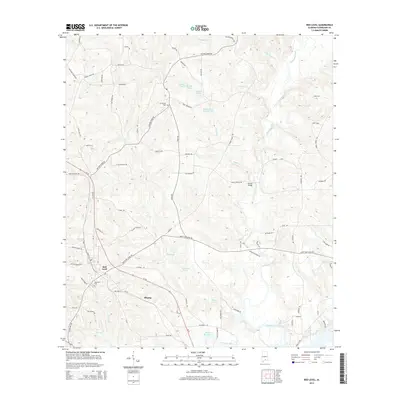 2014 Map of Red Level, 2014 Print