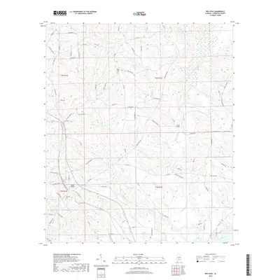 2018 Map of Red Level, 2018 Print