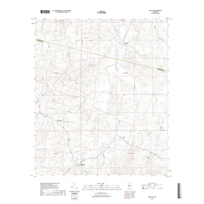 2018 Map of Red Lick, 2018 Print