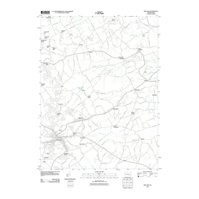 2010 Map of Red Lion, 2010 Print