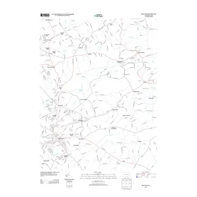 2013 Map of Red Lion, 2013 Print