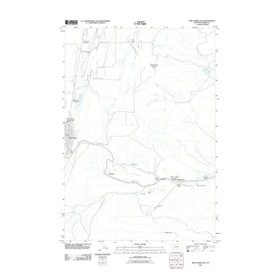 2011 Map of Red Lodge East, 2011 Print
