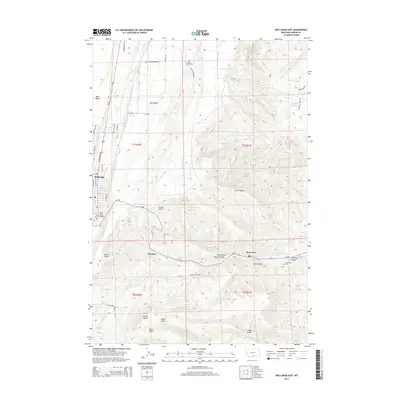 2014 Map of Red Lodge East, 2014 Print