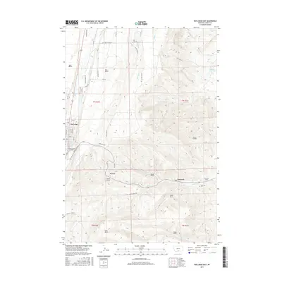 2017 Map of Red Lodge East, 2017 Print