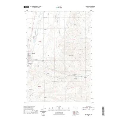 2020 Map of Red Lodge East, 2020 Print