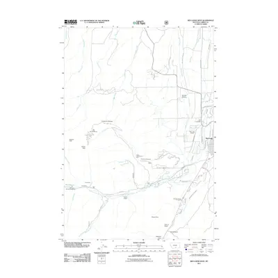 2011 Map of Red Lodge West, 2011 Print