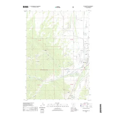 2020 Map of Red Lodge West, 2020 Print