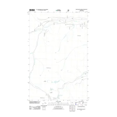2011 Map of Red Meadow Lake, 2011 Print