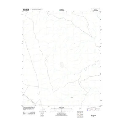 2011 Map of Red Mesa, 2011 Print