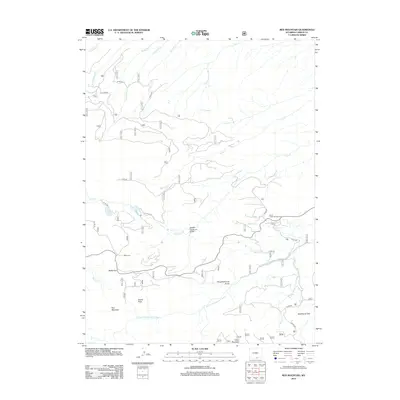 2012 Map of Red Mountain, 2012 Print