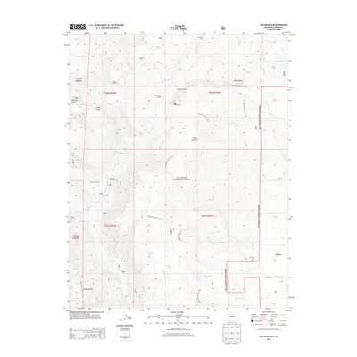 2013 Map of Red Mountain, 2013 Print