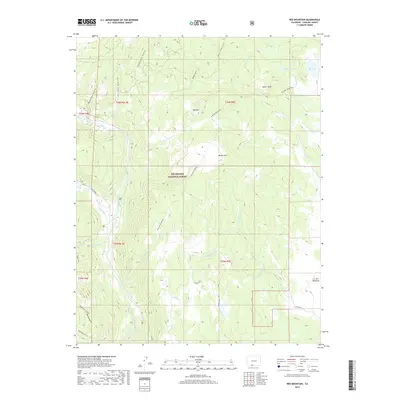 2019 Map of Red Mountain, 2019 Print