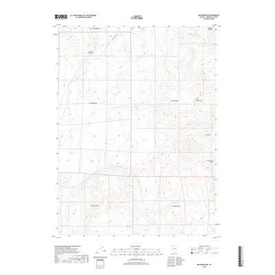 2018 Map of Red Mountain, 2018 Print
