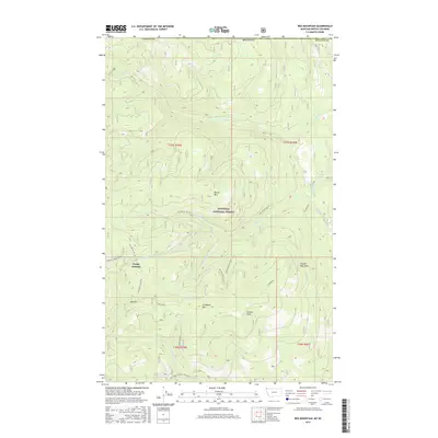 2017 Map of Red Mountain, 2017 Print