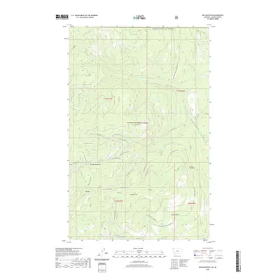 2020 Map of Red Mountain, 2020 Print