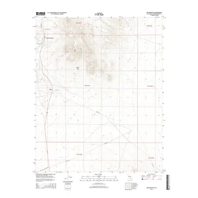 2015 Map of Red Mountain, 2015 Print