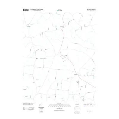 2013 Map of Red Oak, 2013 Print