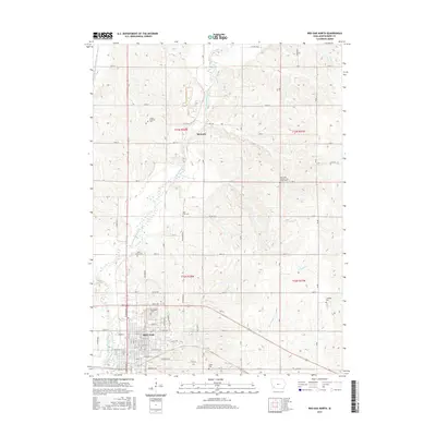 2015 Map of Red Oak North, 2015 Print