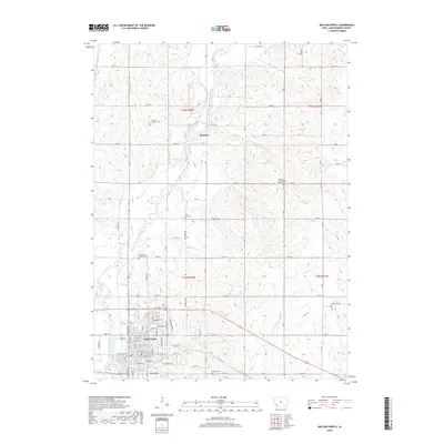 2018 Map of Red Oak North, 2018 Print