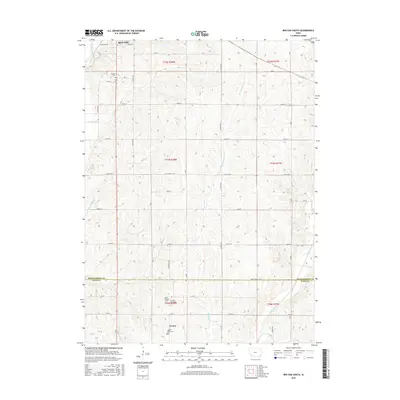 2015 Map of Red Oak South, 2015 Print