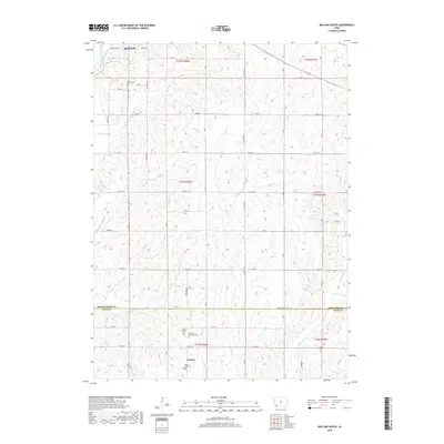 2018 Map of Red Oak South, 2018 Print