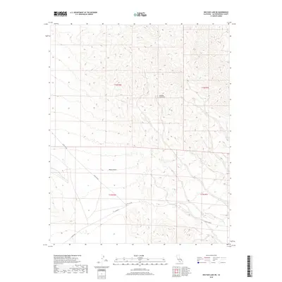 2018 Map of Red Pass Lake NE, 2018 Print