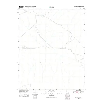 2012 Map of Red Pass Lake NW, 2012 Print