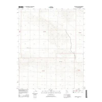 2015 Map of Red Pass Lake NW, 2015 Print