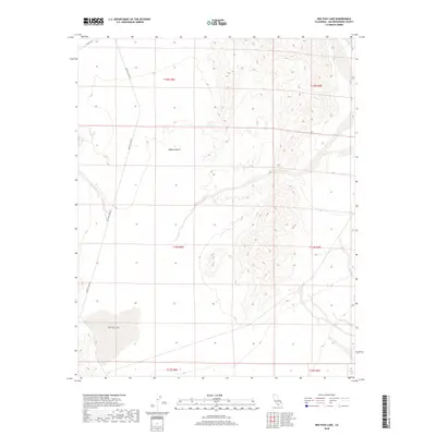 2018 Map of Red Pass Lake, 2018 Print