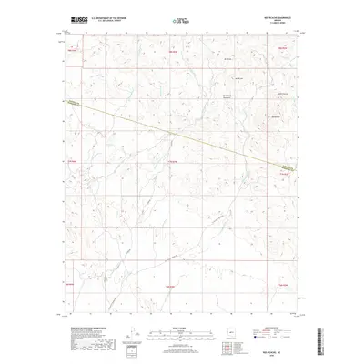 2018 Map of Red Picacho, 2018 Print