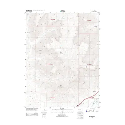 2013 Map of Red Pinnacle, 2013 Print