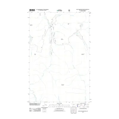 2011 Map of Red Plume Mountain, 2011 Print