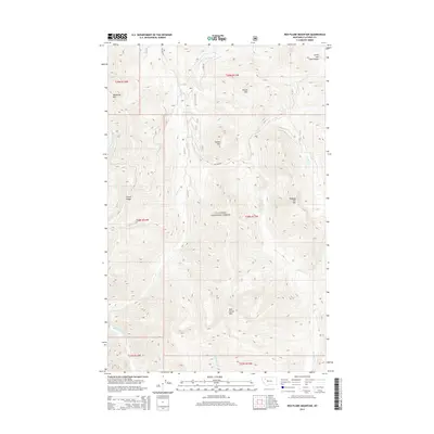 2014 Map of Red Plume Mountain, 2014 Print