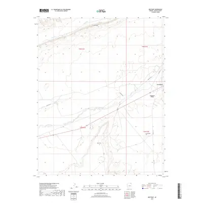 2018 Map of Red Point, 2018 Print
