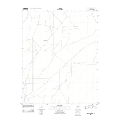 2011 Map of Red Point Mesa, 2011 Print