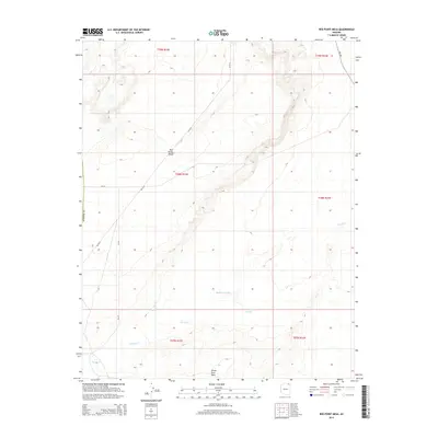 2014 Map of Red Point Mesa, 2014 Print