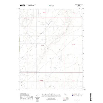 2018 Map of Red Point Mesa, 2018 Print