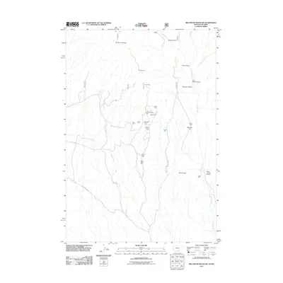 2011 Map of Red Pryor Mountain, 2011 Print