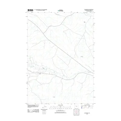 2012 Map of Red Ridge, 2012 Print