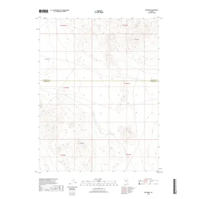 2018 Map of Red Ridge, 2018 Print