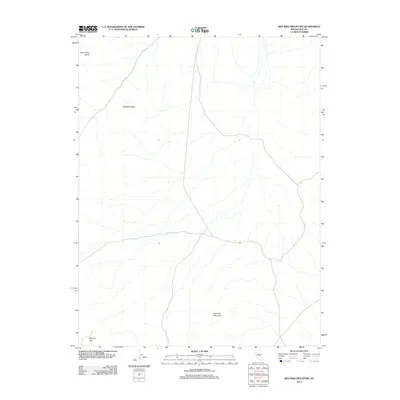 2012 Map of Red Ring Mountain, 2012 Print