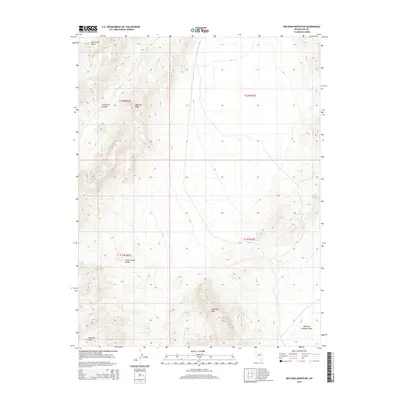 2014 Map of Red Ring Mountain, 2014 Print