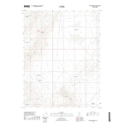 2018 Map of Red Ring Mountain, 2018 Print